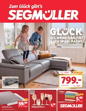 Tasse im Segmüller Prospekt in Bad Homburg Aktueller Segmüller Prospekt mit Tasse, "Zum Glück gibt’s SEGMÜLLER - Glück ist, wenn Qualität auch Spass macht.", Seite 1