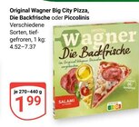 Original Big City Pizza im Angebot bei GLOBUS in Maintal Original Big City Pizza Angebote von Wagner bei GLOBUS Maintal für 1,99 €