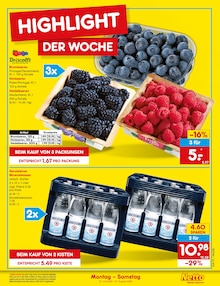 Mineralwasser im Netto Marken-Discount Prospekt "Aktuelle Angebote" mit 76 Seiten (Mannheim)