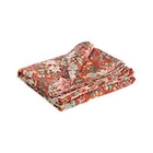 Promo Nappe rouge en PE/coton à motifs roses, blancs et verts Poinsettia - 150 x 250 cm à 55,99 € dans le catalogue Botanic à La Ravoire