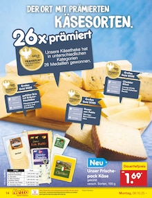 Käse im Netto Marken-Discount Prospekt "Aktuelle Angebote" mit 59 Seiten (Lübeck)