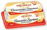 Beurrier tendrissime ou saveur gastronomique - PRESIDENT en promo chez Super U Nogent-sur-Marne à 1,14 €