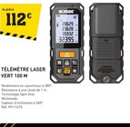 Promo TÉLÉMÈTRE LASER VERT 100 M à 112,00 € dans le catalogue Tout Faire à Jonzac