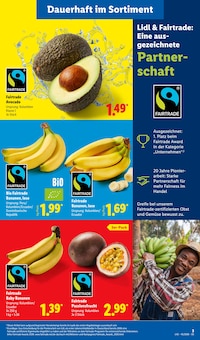 Bio Bananen im aktuellen Lidl Prospekt (Frankfurt (Main)) Bio Bananen im Lidl Prospekt "LIDL LOHNT SICH" mit 75 Seiten (Frankfurt (Main))