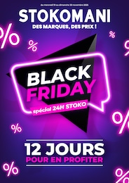 Catalogue Stokomani à Épinay-sur-Orge, avec 14 pages Prospectus Stokomani à Épinay-sur-Orge, "BLACK FRIDAY", 14 pages, 19/11/2025 - 30/11/2025