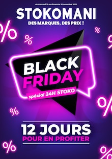 Prospectus Stokomani en cours, "BLACK FRIDAY", page 1 sur 14