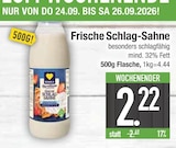 Aktuelles Frische Schlag-Sahne Angebot bei E center in Regensburg ab 2,22 €