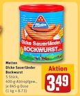 Dicke Sauerländer Bockwurst von Metten im aktuellen REWE Prospekt