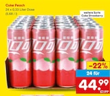 Coke Peach bei Netto Marken-Discount im Ganderkesee Prospekt für 44,99 €