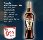 Wild Fruit Cream Likör Angebote von Amarula bei GLOBUS Jena für 9,99 €