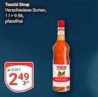 Sirup im Angebot bei GLOBUS in Zwickau Sirup Angebote von Toschi bei GLOBUS Zwickau für 2,49 €