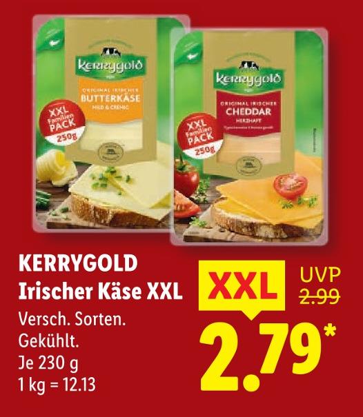 Irischer Käse XXL Butterkäse