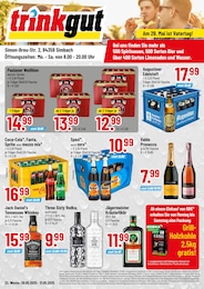 Trinkgut Prospekt für Wittibreut mit 4 Seiten Trinkgut Prospekt "Simbachs Getränkmarkt!" für Wittibreut, 4 Seiten, 26.05.2025 - 31.05.2025