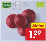 Bio-Rote Bete Angebote von Bio-Bio bei Netto Marken-Discount Bad Oeynhausen für 1,29 €