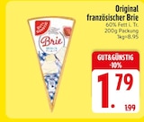 Original französischer Brie bei EDEKA im Egling Prospekt für 1,79 €