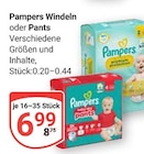 Windeln oder Pants im Angebot bei GLOBUS in Erfurt Windeln oder Pants Angebote von Pampers bei GLOBUS Erfurt für 6,99 €