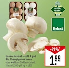 Aktuelles Bio Champignons braun oder weiß Angebot bei Marktkauf in Stuttgart ab 1,99 €