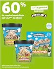 Promo 60% de remise immédiate sur le 2ème au choix sur la gamme des glaces BEN & JERRY'S à  dans le catalogue Auchan Supermarché à Argenteuil