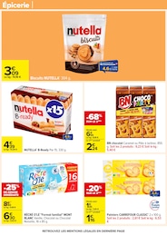 Prix et réduction Nutella dans le prospectus Carrefour en cours Offre Nutella dans le catalogue Carrefour du moment à la page 57