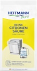 Zitronensäure Pulver im dm-drogerie markt Prospekt Zitronensäure Pulver von HEITMANN pure im aktuellen dm-drogerie markt Prospekt für 2,95 €