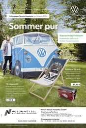 Aktueller Volkswagen Prospekt mit Apple, "Sommer pur", Seite 1