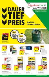 Aktueller C. J. Wigger KG hagebaumarkt Baumärkte Prospekt in Preetz und Umgebung, "DAUERTIEFPREIS" mit 2 Seiten, 04.08.2025 - 11.08.2025