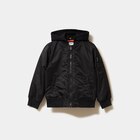 Blouson bomber à capuche noir garçon - La Halle Blouson bomber à capuche noir garçon à 29,99 € dans le catalogue La Halle