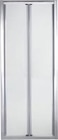 Porte de douche pliante 2 volets "Onega" l. 80 cm en verre transparent en promo chez Brico Dépôt Argenteuil à 189,00 €