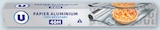 Papier aluminium resistant - U - U Express à La Roche-sur-Yon Papier aluminium resistant - U en promo chez U Express La Roche-sur-Yon à 3,13 €