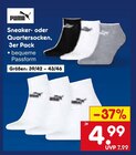 Sneaker- oder Quartersocken Angebote von Puma bei Netto Marken-Discount Straubing für 4,99 €