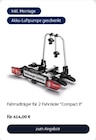 Fahrradträger für 2 Fahrräder "Compact II" für 614,00 € bei Volkswagen im Angebot Fahrradträger für 2 Fahrräder "Compact II" im aktuellen Volkswagen Prospekt