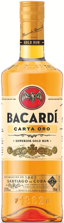 Rhum Carta Oro - Carrefour Market à Montpellier Rhum Carta Oro en promo chez Carrefour Market Montpellier à 12,40 €