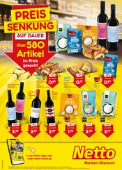 Aktueller Netto Marken-Discount Prospekt mit Wein, "PREISSENKUNG", Seite 1