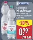 Mineralwasser im Angebot bei ALDI Nord in Kamen Mineralwasser Angebote von Gerolsteiner bei ALDI Nord Kamen für 0,79 €