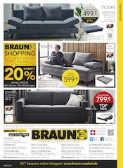 Aktueller BRAUN Möbel-Center Prospekt mit Bett, "BRAUN SHOPPING WEEK", Seite 6