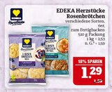 Rosenbrötchen im Angebot bei Marktkauf in Hof Rosenbrötchen Angebote von EDEKA Herzstücke bei Marktkauf Hof für 1,29 €