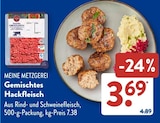 Aktuelles Gemischtes Hackfleisch Angebot bei ALDI SÜD in Trier ab 3,69 €
