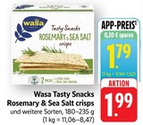 Tasty Snacks Rosemary & Sea Salt crisps bei E center im Neuried Prospekt für 1,79 €
