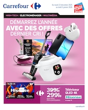 Catalogue Supermarchés Carrefour en cours à Villebon-sur-Yvette et alentours, "DÉMARREZ L'ANNÉE AVEC DES OFFRES DERNIER CRI !", 30 pages, 23/12/2025 - 05/01/2026