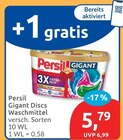 Gigant Discs Waschmittel bei budni im Wenningstedt-Braderup Prospekt für 5,79 €