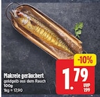 Makrele geräuchert für 1,79 € bei EDEKA im Angebot Makrele geräuchert im aktuellen EDEKA Prospekt