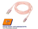 Daten- und Ladekabel 8-Pin Angebote von Sologic bei Action Ansbach für 1,39 €