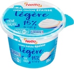 Netto Montauban - Promo CRÈME LÉGÈRE ÉPAISSE Promo CRÈME LÉGÈRE ÉPAISSE à 0,66 € dans le catalogue Netto à Montauban