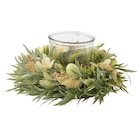 Deko-Kranz mit Windlicht bei Ernstings family im Pulheim Prospekt für 12,99 €