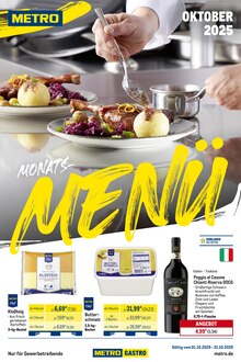 Wein im METRO Prospekt "Wochenangebote Gastro + MonatsMenü + METRO Markets" mit 40 Seiten (Dortmund)