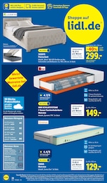 Matratze 90x200 Angebot im aktuellen Lidl Prospekt auf Seite 44