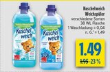 Weichspüler im Angebot bei diska in Erlangen Weichspüler Angebote von Kuschelweich bei diska Erlangen für 1,49 €