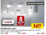 Strahlerserie 'Lara' bei toom Baumarkt im Meuselwitz Prospekt für 14,99 €
