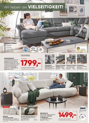 Sofa im Möbel Wanninger Prospekt in Straubing Aktueller Möbel Wanninger Prospekt mit Sofa, "Die neue Dimension des Wohnens!", Seite 6