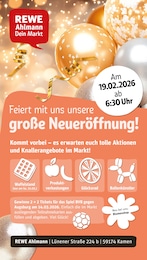 REWE Prospekt für Kamen mit 2 Seiten REWE Prospekt für Kamen: "Dein Markt", 2 Seiten, 16.02.2026 - 21.02.2026